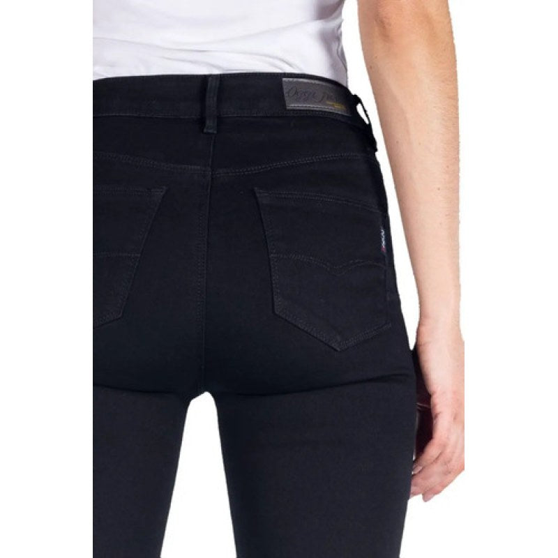 Pantalon Oggi Jeans Lucy Dama Entubado Super Skinny #mlpos_5 | Color: Negro #color_negro #sku_lcstsd9 #sku_lcstsd11