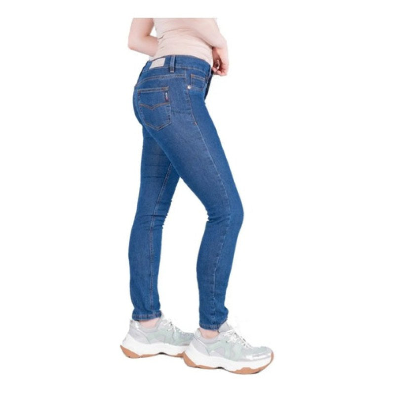 Pantalon Oggi Jeans Milah Entubado Skinny Mezclilla Push Up #mlpos_2 | Color: Ring stone #color_ring_stone #sku_mlhrnst7