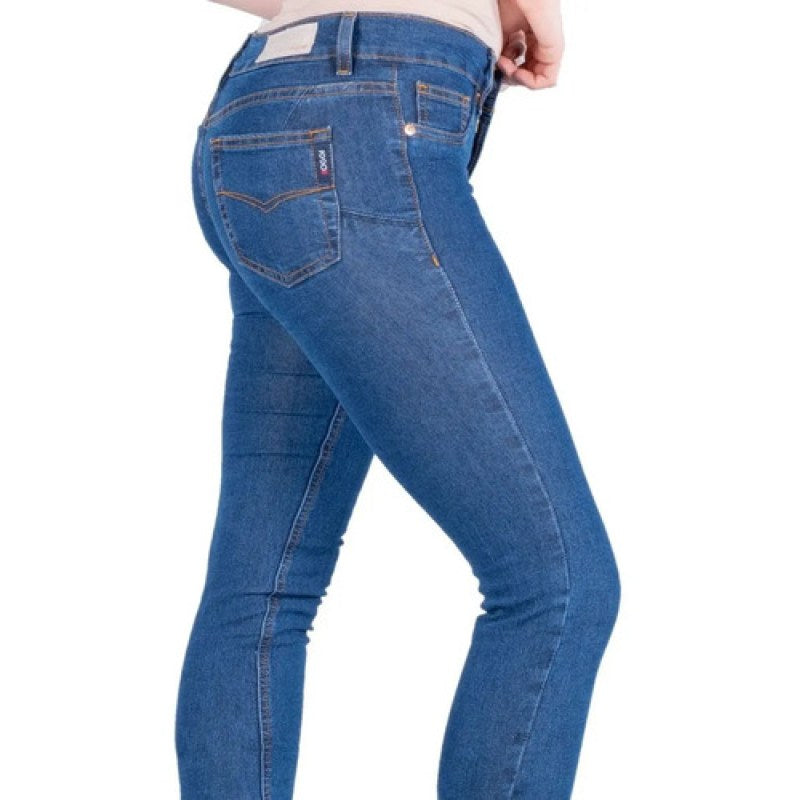 Pantalon Oggi Jeans Milah Entubado Skinny Mezclilla Push Up #mlpos_4 | Color: Ring stone #color_ring_stone #sku_mlhrnst7