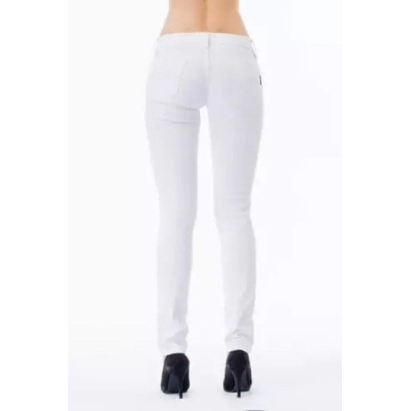Pantalon Oggi Jeans Milah Entubado Skinny Mezclilla Push Up #mlpos_6 | Color: Blanco #color_blanco #sku_mlhcbc15