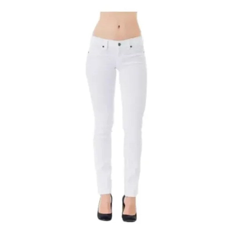 Pantalon Oggi Jeans Milah Entubado Skinny Mezclilla Push Up #mlpos_7 | Color: Blanco #color_blanco #sku_mlhcbc15