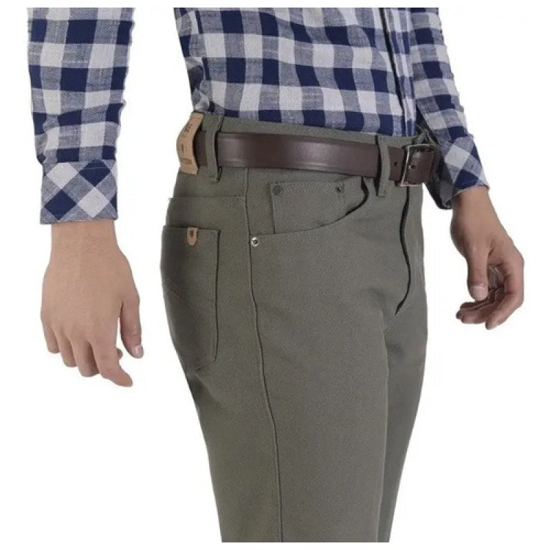 Pantalon Vaquero Tipo Topeka Canasta Yale #mlpos_12 | Color: Olivo-87 #color_olivo-87 #sku_101007668730 #sku_101007668731 #sku_101007668732 #sku_101007668733 #sku_101007668734 #sku_101007668736 #sku_101007668738 #sku_101007668740 #sku_101007668742