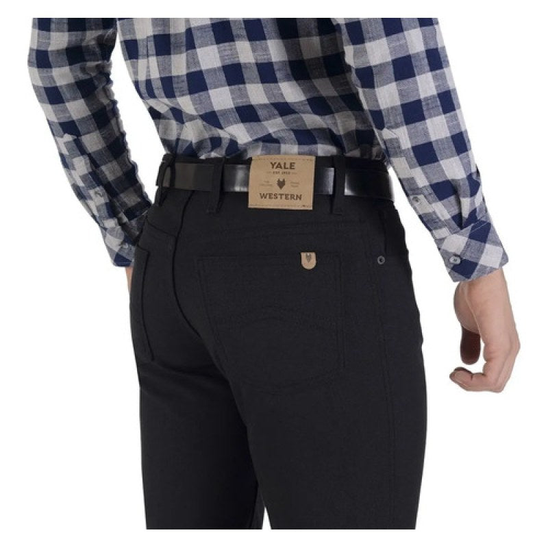 Pantalon Vaquero Tipo Topeka Canasta Yale #mlpos_4 | Color: Negro-09 #color_negro-09 #sku_101007660930 #sku_101007660931 #sku_101007660932 #sku_101007660933 #sku_101007660934 #sku_101007660936 #sku_101007660938 #sku_101007660940