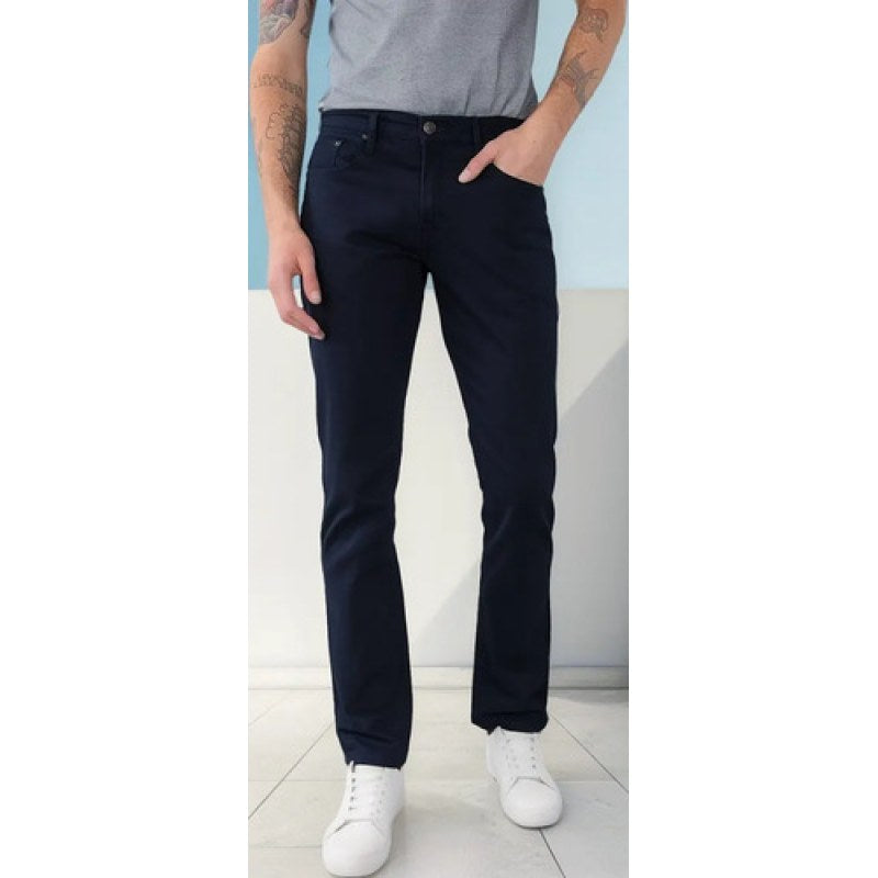 Pantalon Oggi Jeans Vaxter Gabardina Stretch Recto Hombre #mlpos_6 | Color: Gab. Marino #color_gab_marino #sku_vxmvgbmn32 #sku_vxmvgbmn33 #sku_vxmvgbmn34 #sku_vxmvgbmn36 #sku_vxmvgbmn38