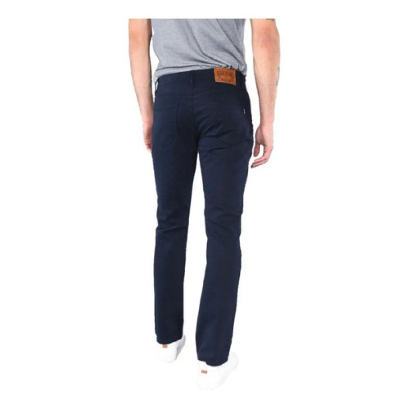 Pantalon Oggi Jeans Vaxter Gabardina Stretch Recto Hombre #mlpos_8 | Color: Gab. Marino #color_gab_marino #sku_vxmvgbmn32 #sku_vxmvgbmn33 #sku_vxmvgbmn34 #sku_vxmvgbmn36 #sku_vxmvgbmn38