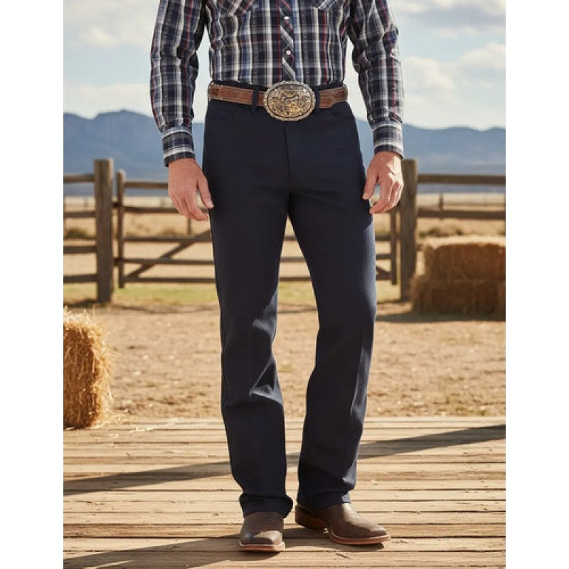 Pantalon Vaquero Wrangler Wrancher Poliester Western #mlpos_7 | Color: Marino #color_marino #sku_82nv2832 #sku_82nv3030 #sku_82nv3032 #sku_82nv3130 #sku_82nv3132 #sku_82nv3230 #sku_82nv3232 #sku_82nv3330 #sku_82nv3332 #sku_82nv3430 #sku_82nv3432 #sku_82nv3630 #sku_82nv3632 #sku_82nv3832