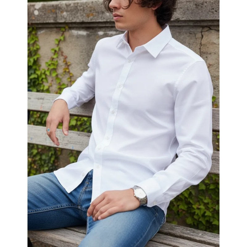 Camisa Casual Oggi Jeans Para Hombre #mlpos_6 #mlitem_MLM2903076199 | Color: Station Blanco #color_station_blanco | Talla: EG #sku_camstationbcoxl #mlitem_MLM2903076191 #sku_camstationbcog #mlitem_MLM2903088601 #sku_camstationbcom #mlitem_MLM2903076197 #sku_camstationbcoch