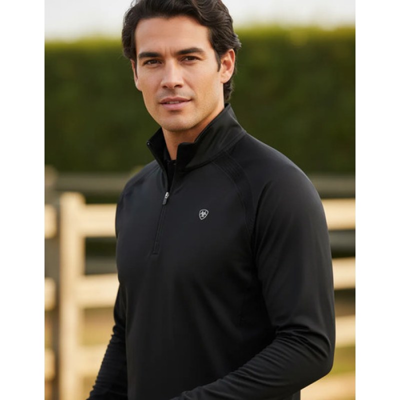 Playera Ariat De Equitacion Sunstopper Para Caballero #mlpos_1 #mlitem_MLM5258708556 | Color: Negro #color_negro | Talla: M #sku_10030553m #mlitem_MLM5258695702 #sku_10030553l #mlitem_MLM5258708554 #sku_10030553s