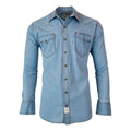 Camisa Winster Vaquera Mezclilla Manga Larga #mlpos_1 #mlitem_MLM5240953594 | Color: Celeste #color_celeste | Talla: XL #sku_wmzblxl #mlitem_MLM5240914658 #sku_wmzblm #mlitem_MLM5240902788 #sku_wmzbll #mlitem_MLM5240902786 #sku_wmzblxxl #mlitem_MLM5240927750 #sku_wmzbls