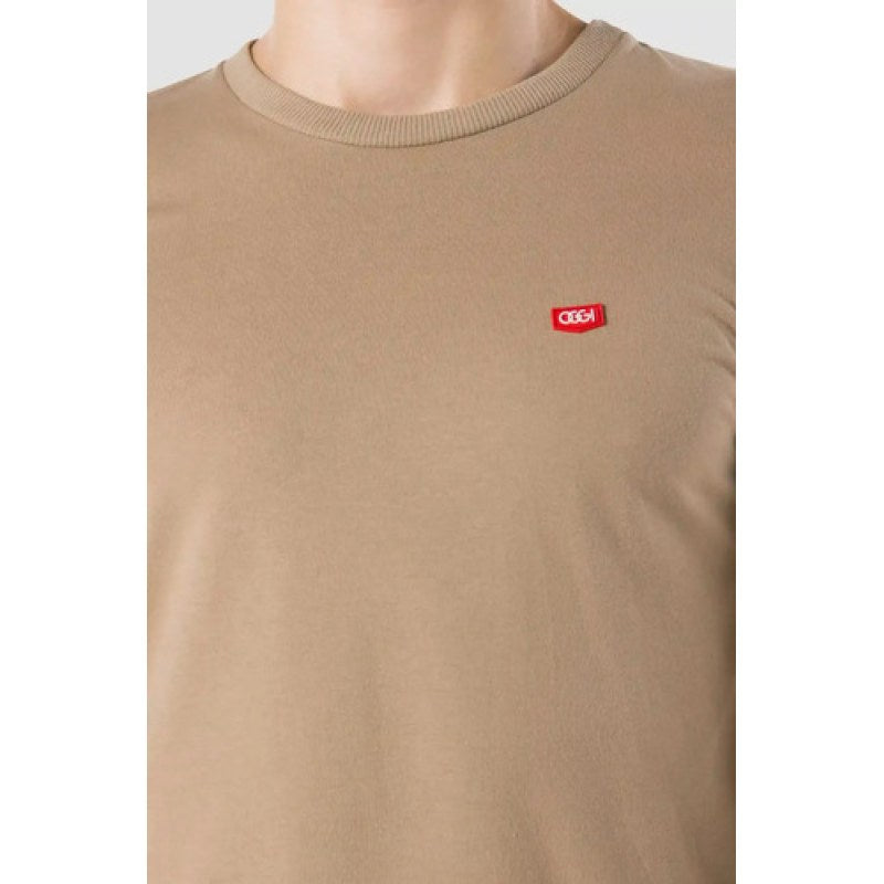 Playera Oggi Jeans Casual Fit Manga Larga Hombre #mlpos_2 #mlitem_MLM2903134471 | Color: Beige #color_beige | Talla: CH #sku_championkhch #mlitem_MLM2903084321 #sku_championkhm #mlitem_MLM2903096785 #sku_championkhg #mlitem_MLM2903084319 #sku_championkheg