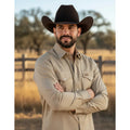 Camisa Vaquera Montero Manga Larga Para Hombre #mlpos_1 #mlitem_MLM5159445904 | Color: Beige #color_beige | Talla: M #sku_camnt0460bgm #mlitem_MLM5159445900 #sku_camnt0460bgl #mlitem_MLM2853320887 #sku_camnt0460bgxl #mlitem_MLM5356938544 #sku_camnt0460bgs #mlitem_MLM2937056083 #sku_camnt0460bg3xl