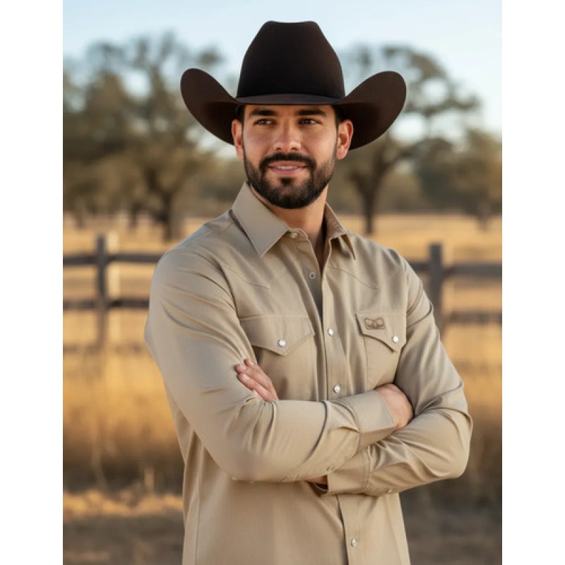 Camisa Vaquera Montero Manga Larga Para Hombre #mlpos_1 #mlitem_MLM5159445904 | Color: Beige #color_beige | Talla: M #sku_camnt0460bgm #mlitem_MLM5159445900 #sku_camnt0460bgl #mlitem_MLM2853320887 #sku_camnt0460bgxl #mlitem_MLM5356938544 #sku_camnt0460bgs #mlitem_MLM2937056083 #sku_camnt0460bg3xl