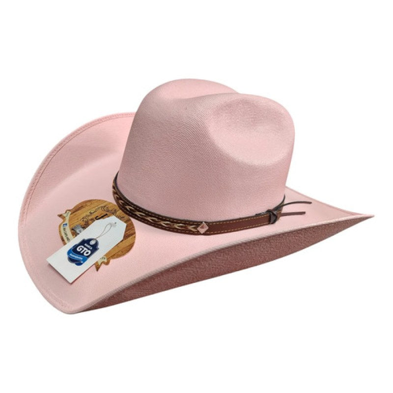 Sombrero Vaquero Lona Americano Hast Gto #mlpos_11 #mlitem_MLM5140688354 | Color: Rosa #color_rosa | Talla: L #sku_lonaamrsl