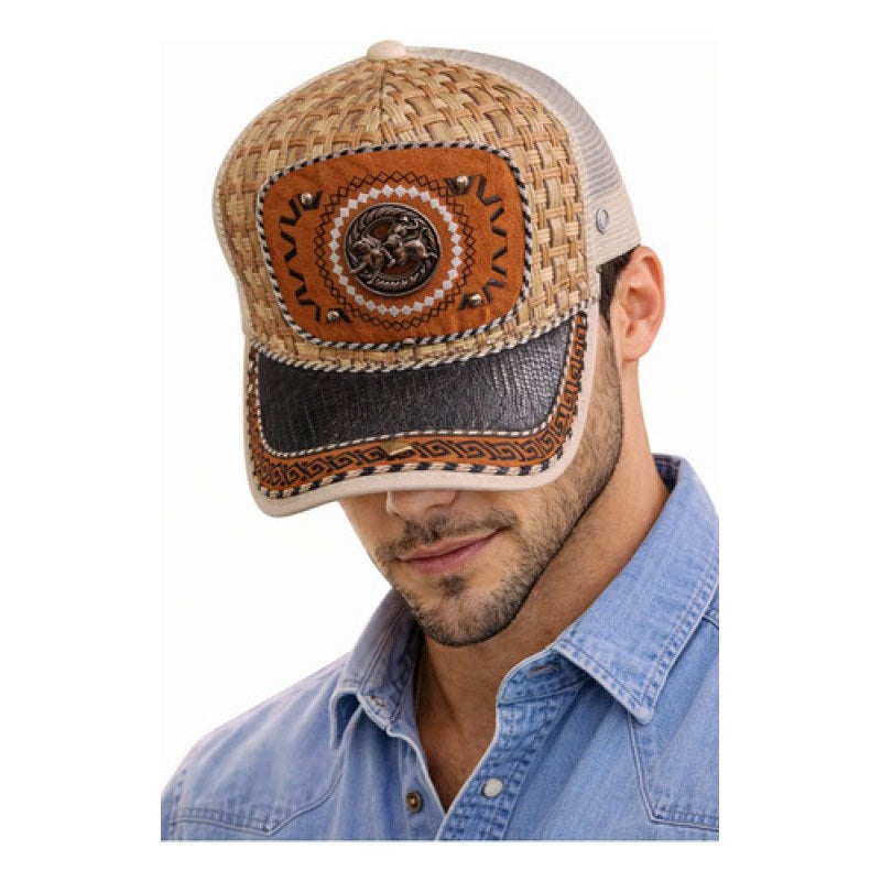 Gorra Vaquera Western J&a Hats Innovation #mlpos_1 #mlitem_MLM5140466282 | Color: H12 #color_h12 | Talla: UN #sku_charrah12