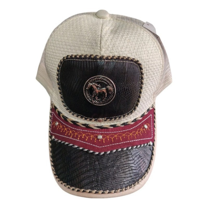 Gorra Vaquera Western J&a Hats Innovation #mlpos_5 #mlitem_MLM2845808849 | Color: H2 #color_h2 | Talla: UN #sku_charrah2