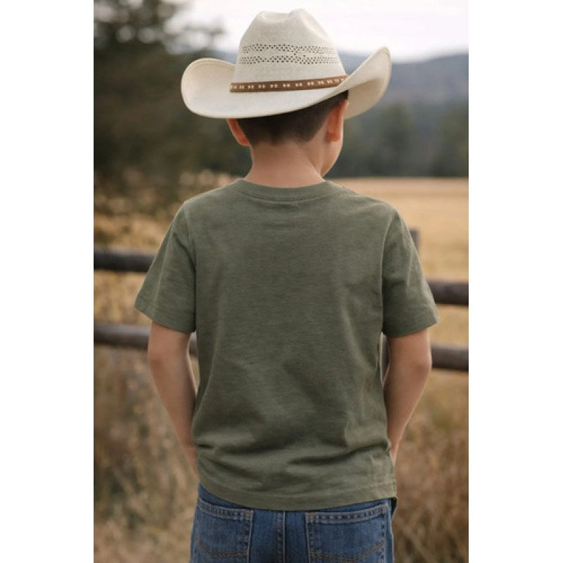 Playera Wrangler Niño Vaquera #mlpos_5 #mlitem_MLM2878178573 | Color: Verde #color_verde | Talla: XL #sku_112365637xl