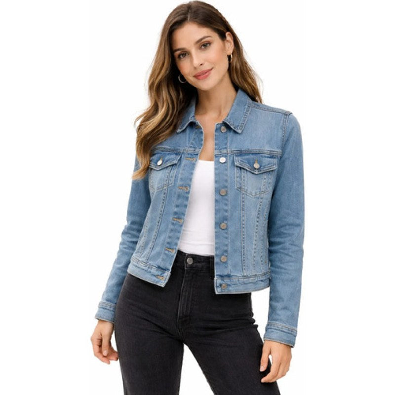 Chamarra Chaqueta Vaquera Artesana  Para Dama #mlpos_5 #mlitem_MLM4808857872 | Color: bla #color_bla | Talla: CH #sku_scchblch