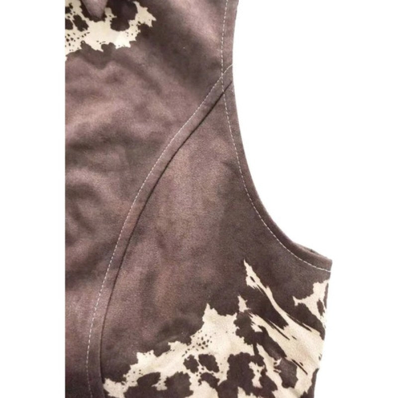 Chaleco Western Vaquero Cowgirl #mlpos_5 #mlitem_MLM3008918211 | Color: Cafe #color_cafe | Talla: S #sku_chavacacfs #mlitem_MLM3008904971 #sku_chavacacfm #mlitem_MLM3008918209 #sku_chavacacfg #mlitem_MLM3008879701 #sku_chavacacfxg