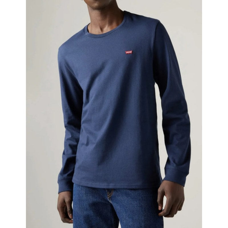 Playera T-shirt Levis Classic Manga Larga #mlpos_11 #mlitem_MLM5347381746 | Color: Azul #color_azul | Talla: M #sku_698570007m