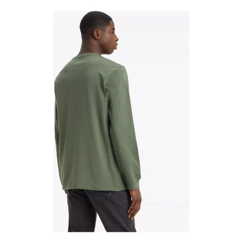 Playera T-shirt Levis Classic Manga Larga #mlpos_2 #mlitem_MLM5347530210 | Color: Verde #color_verde | Talla: CH #sku_698570008ch #mlitem_MLM5347381750 #sku_698570008g #mlitem_MLM5347492056 #sku_698570008m #mlitem_MLM2932452529 #sku_698570008eg