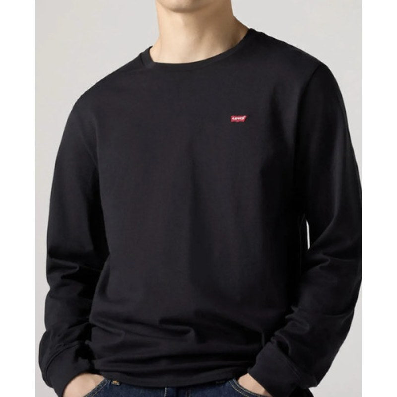 Playera T-shirt Levis Classic Manga Larga #mlpos_3 #mlitem_MLM5347530208 | Color: Negro #color_negro | Talla: M #sku_698570006m #mlitem_MLM2932452527 #sku_698570006eg #mlitem_MLM5347381752 #sku_698570006g #mlitem_MLM5347381748 #sku_698570006ch