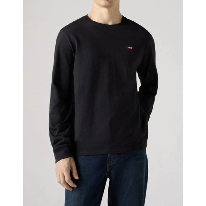 Playera T-shirt Levis Classic Manga Larga #mlpos_7 #mlitem_MLM5347530208 | Color: Negro #color_negro | Talla: M #sku_698570006m #mlitem_MLM2932452527 #sku_698570006eg #mlitem_MLM5347381752 #sku_698570006g #mlitem_MLM5347381748 #sku_698570006ch