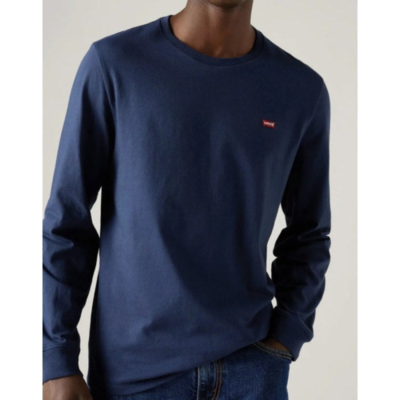 Playera T-shirt Levis Classic Manga Larga #mlpos_8 #mlitem_MLM5347381746 | Color: Azul #color_azul | Talla: M #sku_698570007m