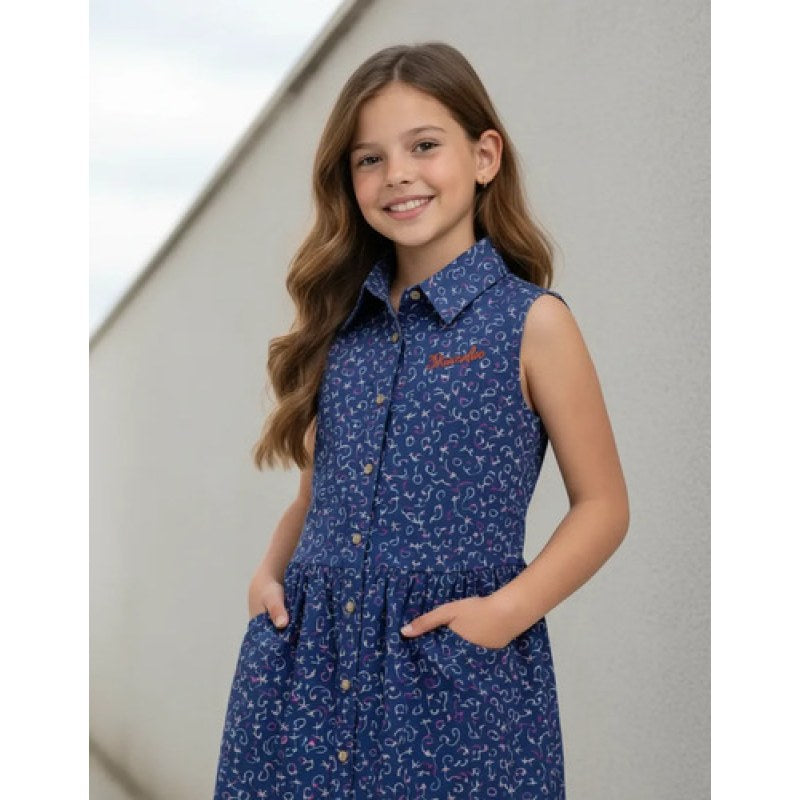Vestido Wrangler Niña #mlpos_1 #mlitem_MLM4809079562 | Color: Azul #color_azul | Talla: G #sku_112360454g #mlitem_MLM4808794570 #sku_112360454ch #mlitem_MLM4809040592 #sku_mlm4809040592 #mlitem_MLM4809066480 #sku_112360454eg