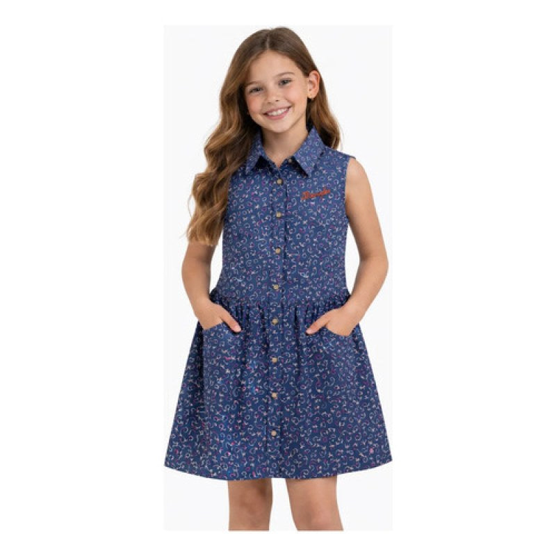 Vestido Wrangler Niña #mlpos_2 #mlitem_MLM4809079562 | Color: Azul #color_azul | Talla: G #sku_112360454g #mlitem_MLM4808794570 #sku_112360454ch #mlitem_MLM4809040592 #sku_mlm4809040592 #mlitem_MLM4809066480 #sku_112360454eg